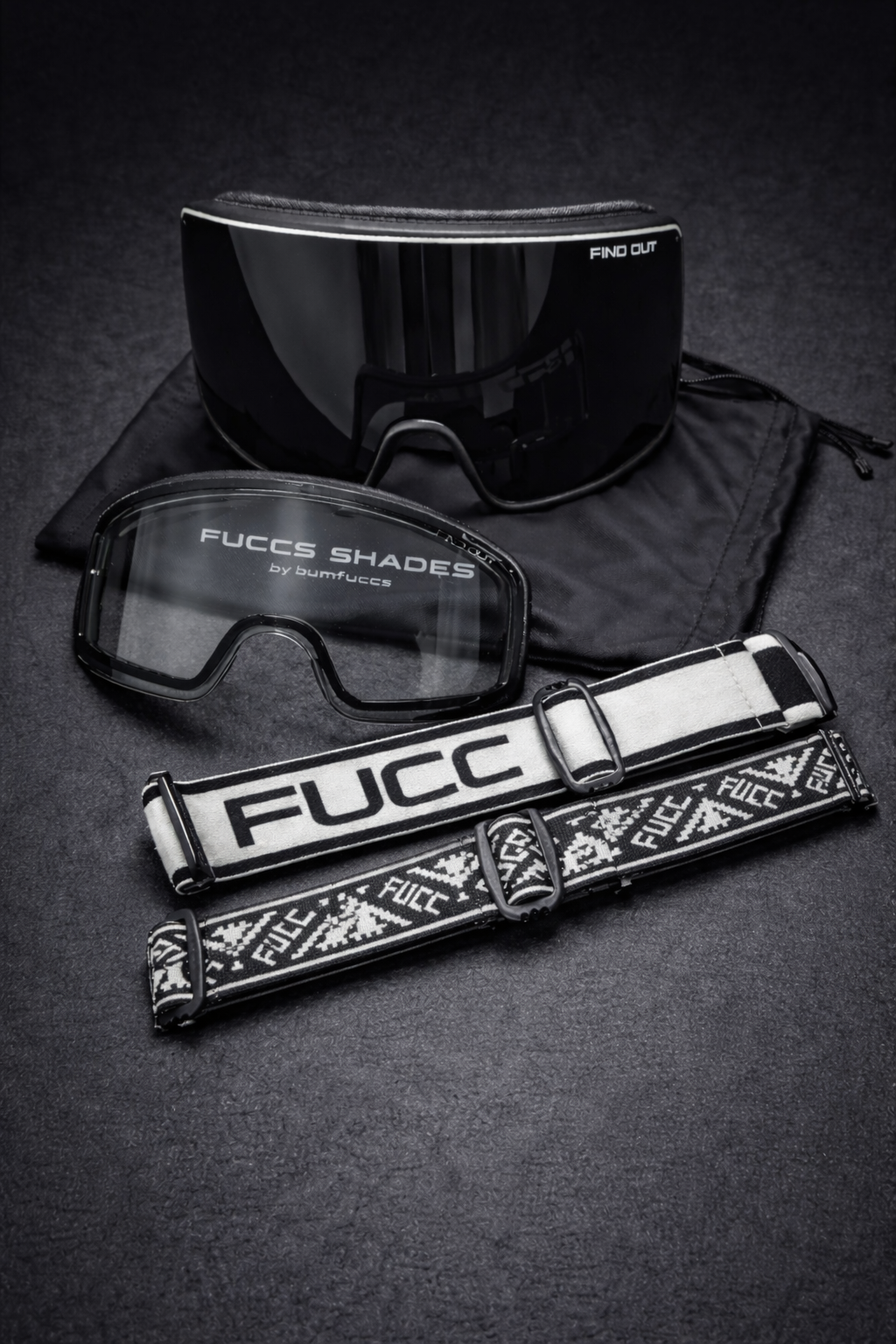 FUCC GOGGLE (2 Straps + 2 Lenses)